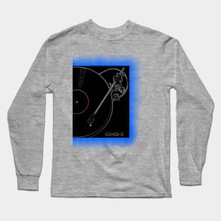 DJ Record player design Long Sleeve T-Shirt